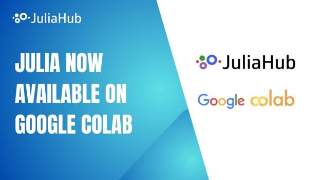 Julia sekarang memiliki dukungan alami di Google Colab untuk menghitung lebih cepat